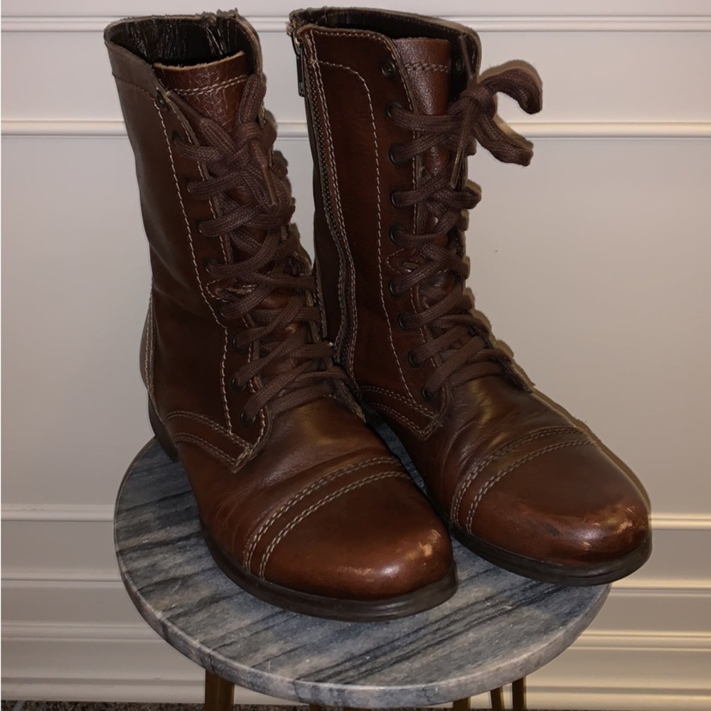 Steve Madden combat boots